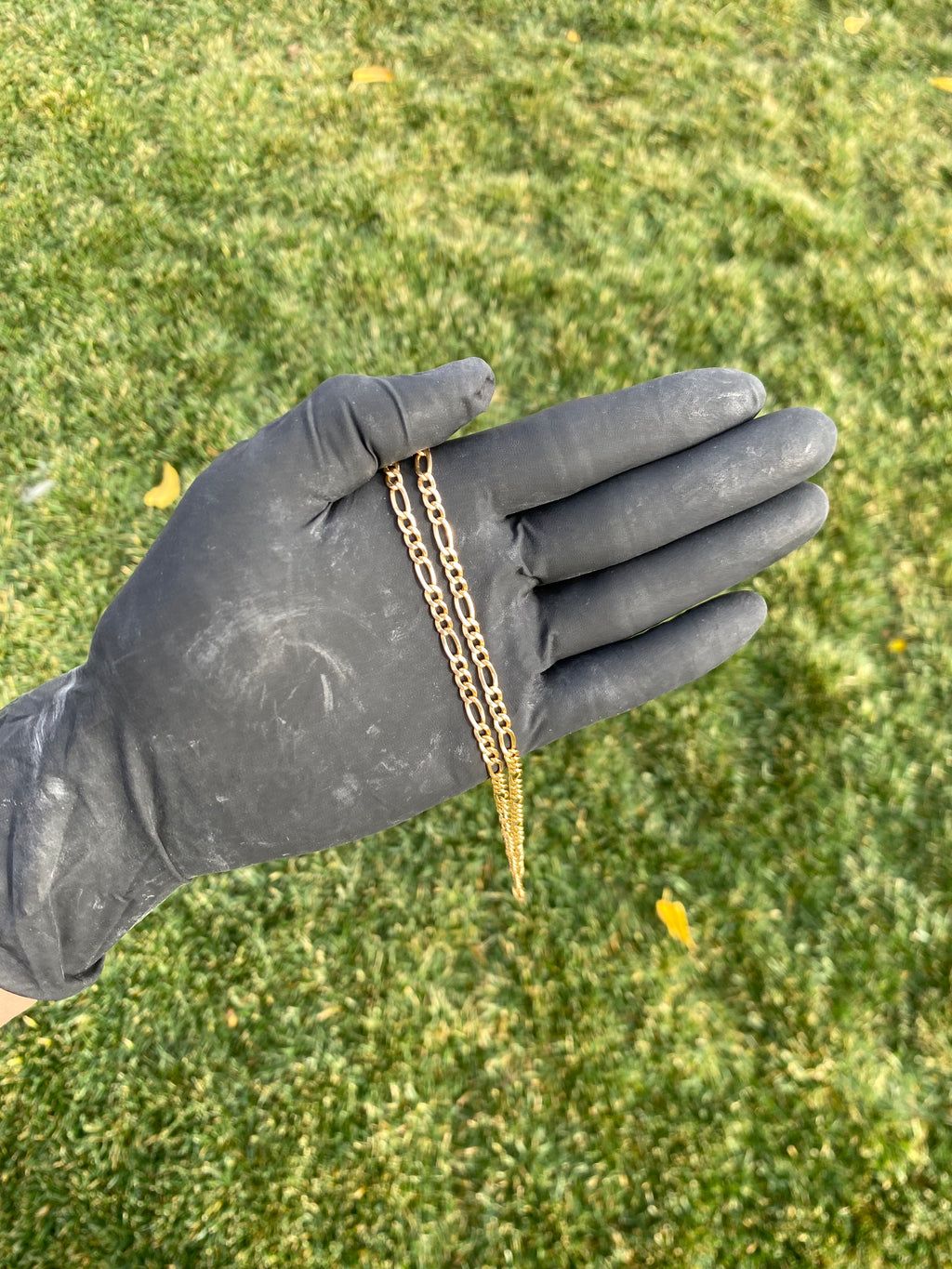 14k gold figaro chain